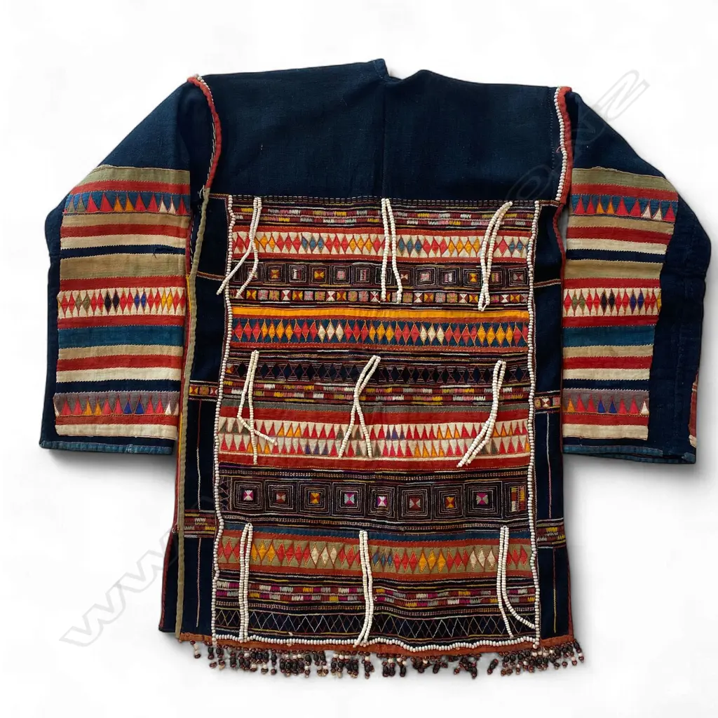 Woman’s jacket - cotton/beads/seeds, Image 1++